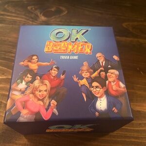 OK BOOMER trivia card game, like new!